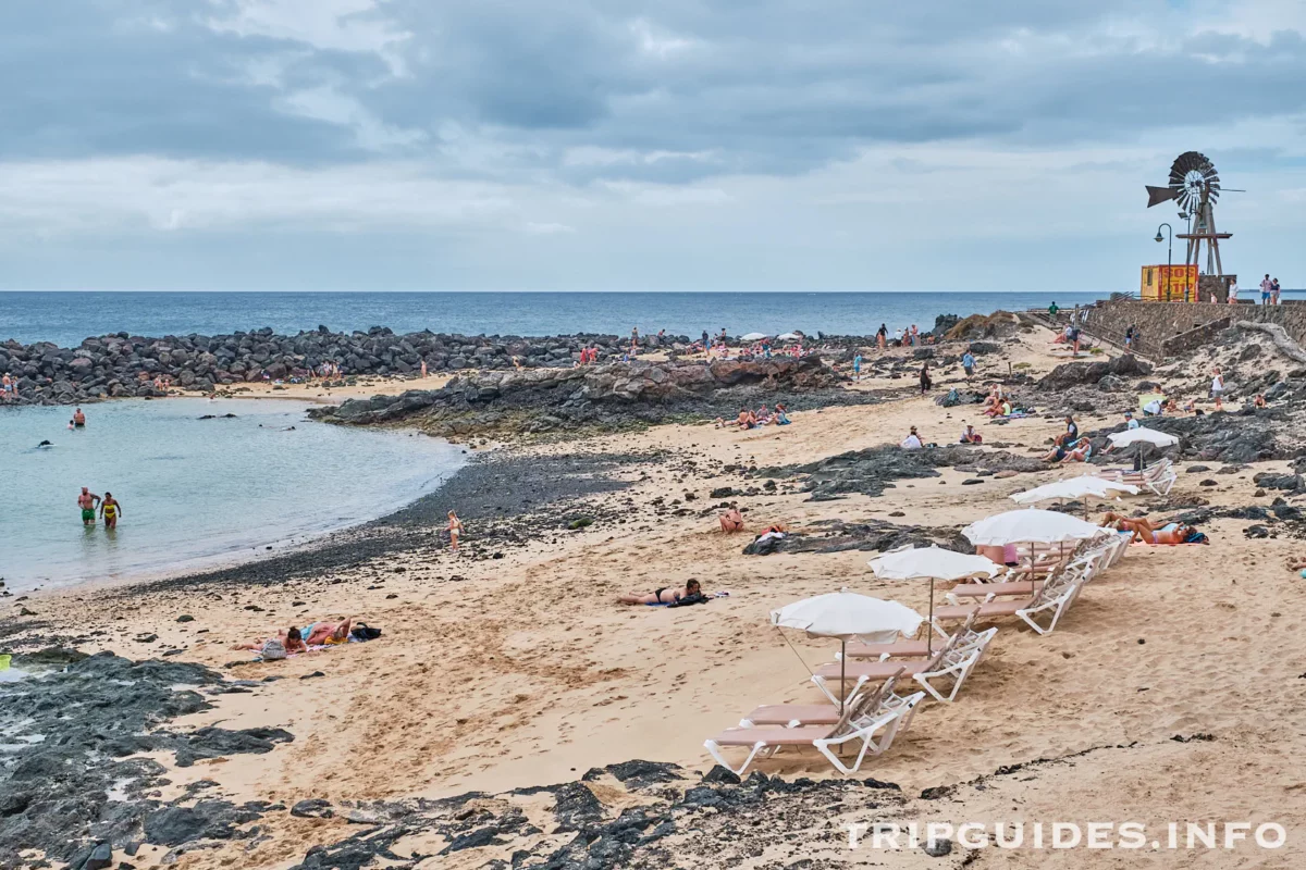 Пляж Хаблийо (Playa del Jablillo) - Коста Тегисе - Лансароте