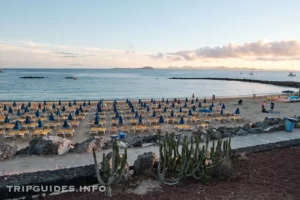 Playa Dorada - Пляж Дорада в Playa Blanca на Лансароте