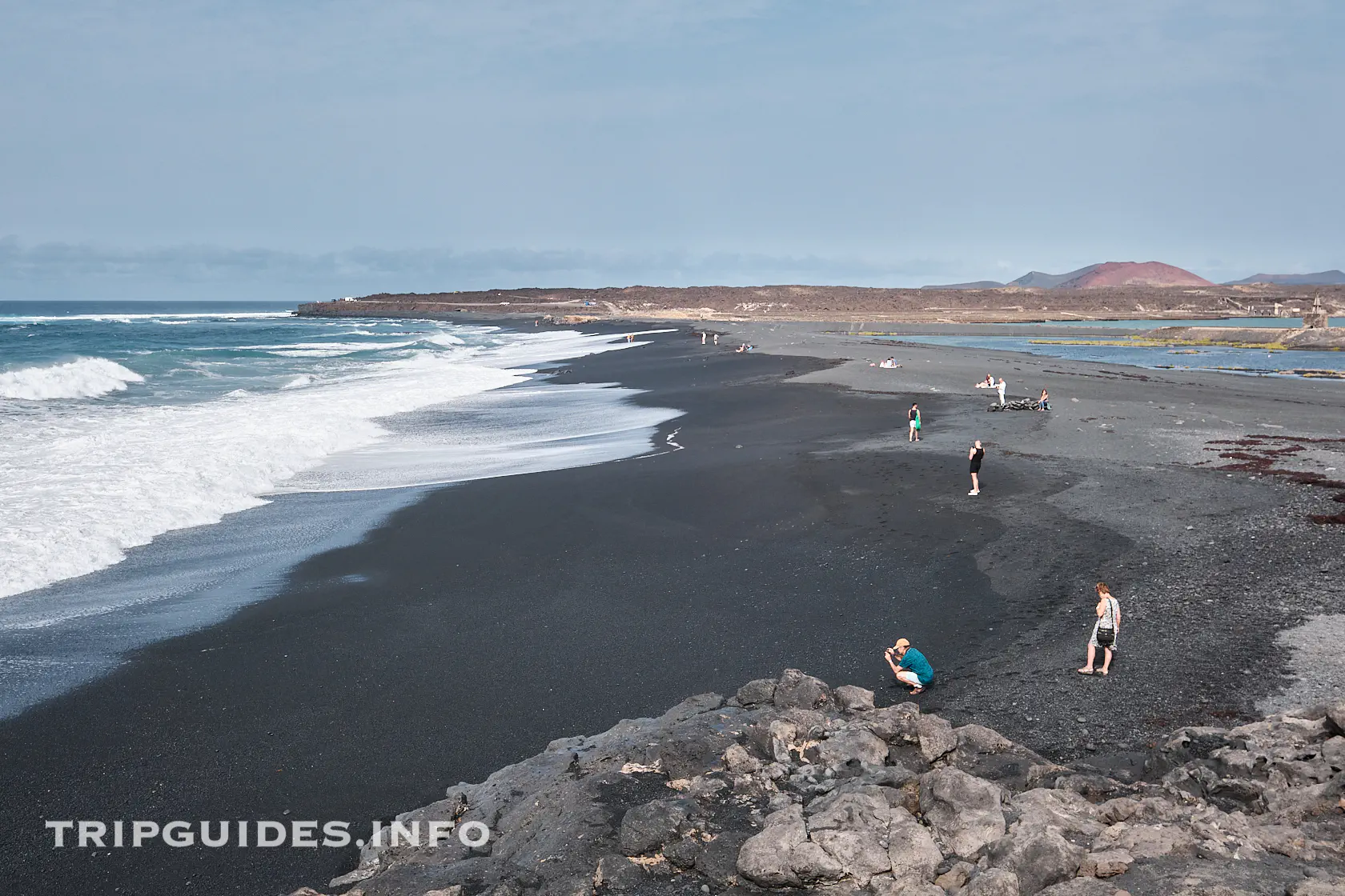 Пляж Ханубио (Playa de Janubio) - Лансароте (Lanzarote)