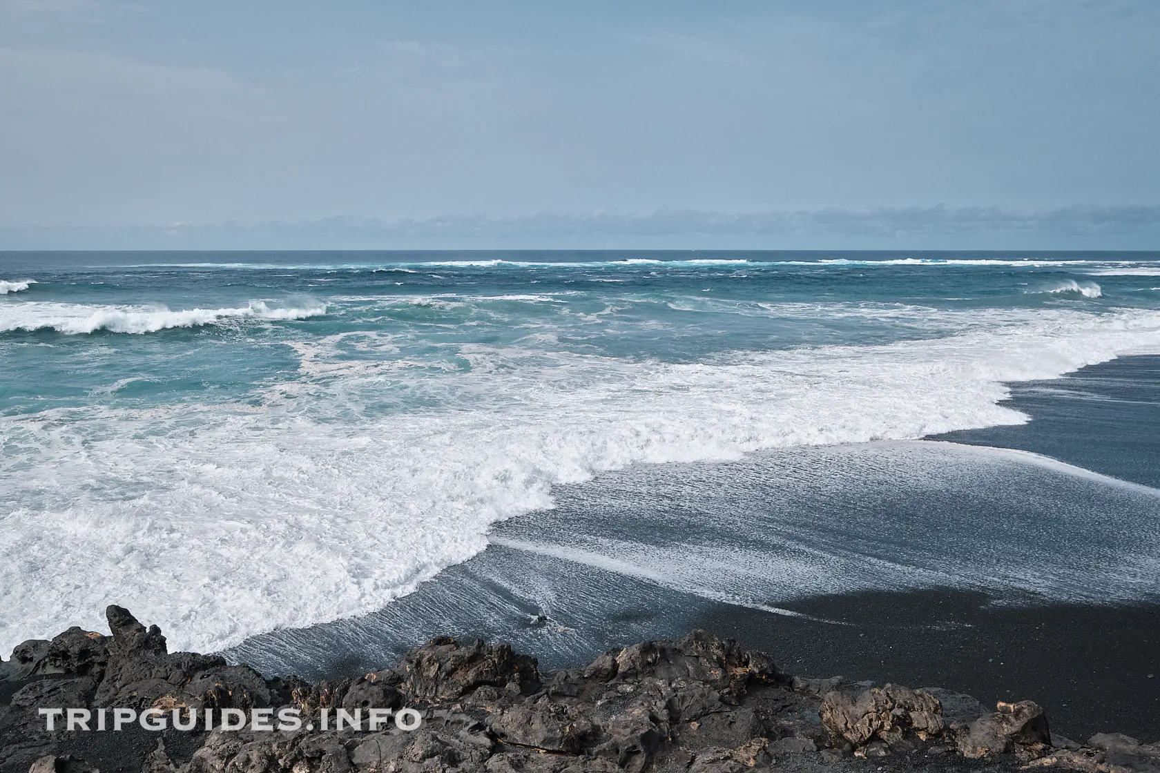 Пляж Ханубио (Playa de Janubio) - Лансароте (Lanzarote)