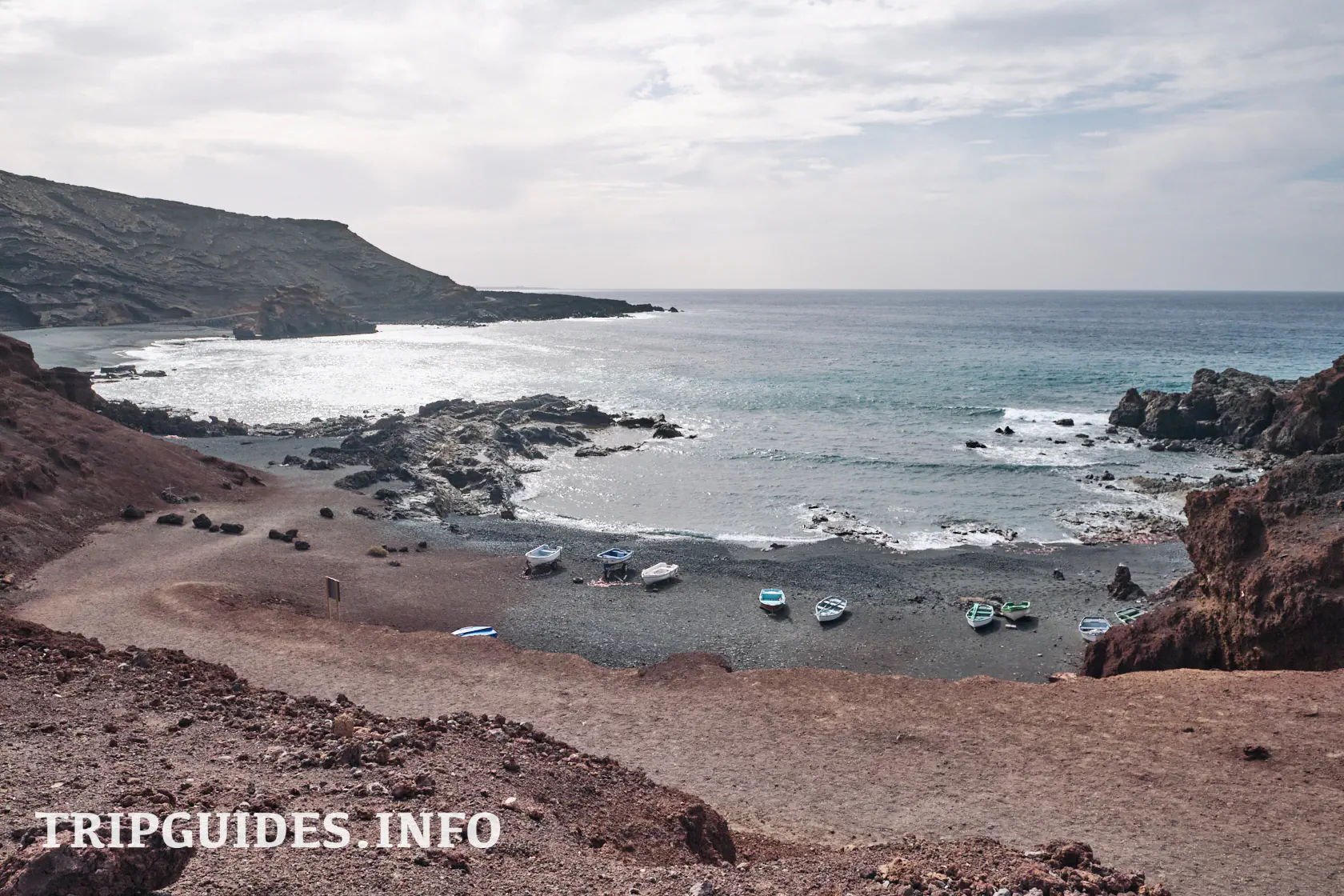 Пляж Эль-Гольфо (Playa del Golfo) - Лансароте (Lanzarote)