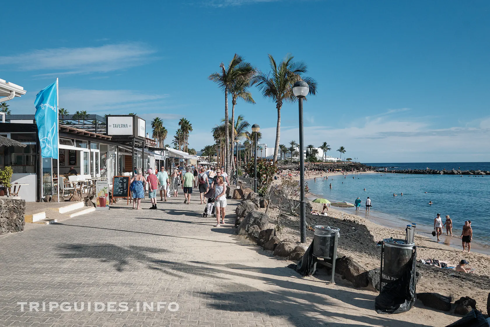 Набережная курорта Playa Blanca - Лансароте