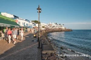 Набережная курорта Playa Blanca - Лансароте