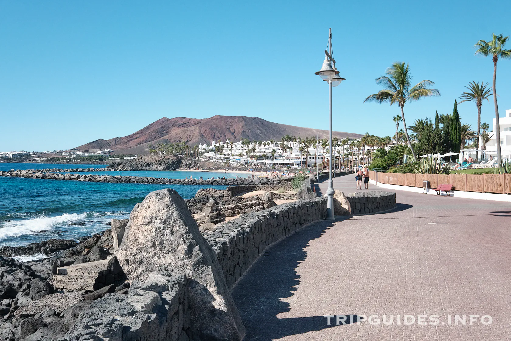 Набережная курорта Playa Blanca - Лансароте