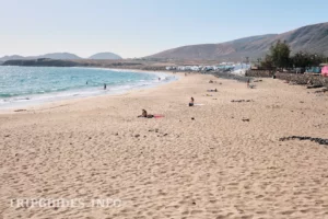 Пляж Гарита (Playa de La Garita) в Арриета (Arrieta) - Лансароте (Lanzarote)