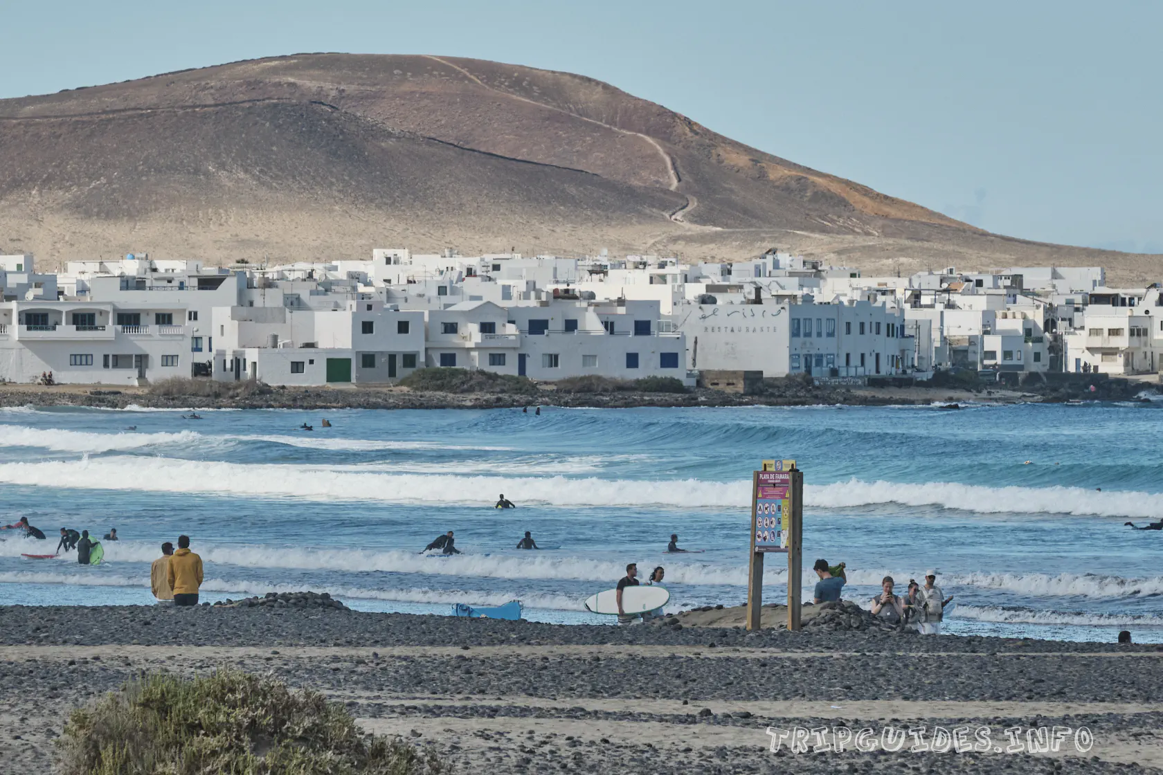 Фамара (пляж) - Playa de Famara - Лансароте