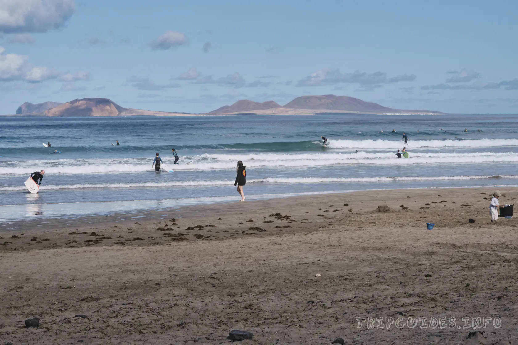 Фамара (пляж) - Playa de Famara - Лансароте