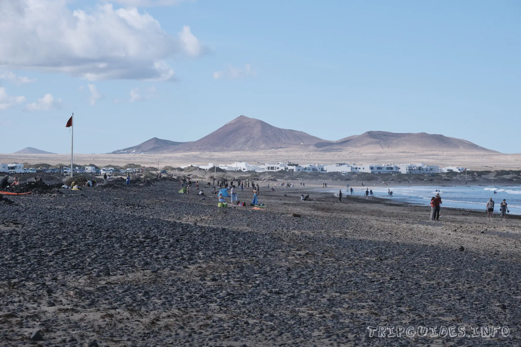 Фамара (пляж) - Playa de Famara - Лансароте