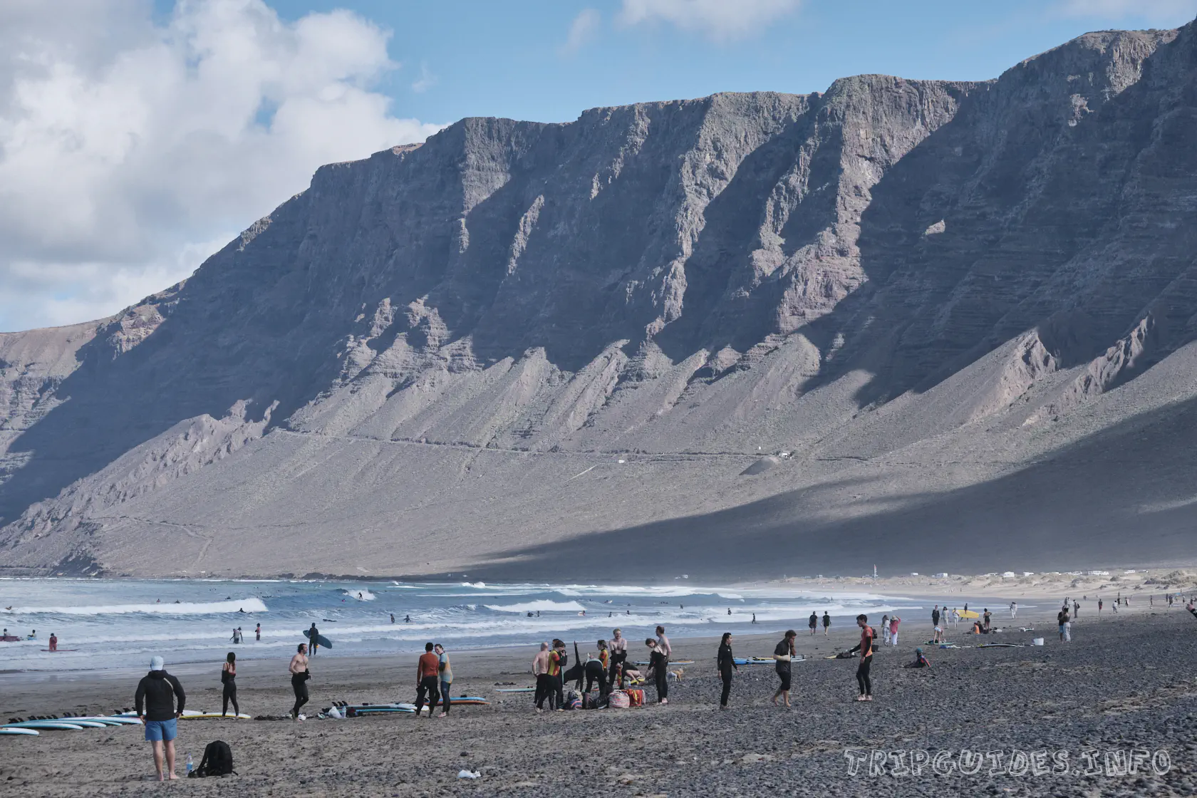 Фамара (пляж) - Playa de Famara - Лансароте