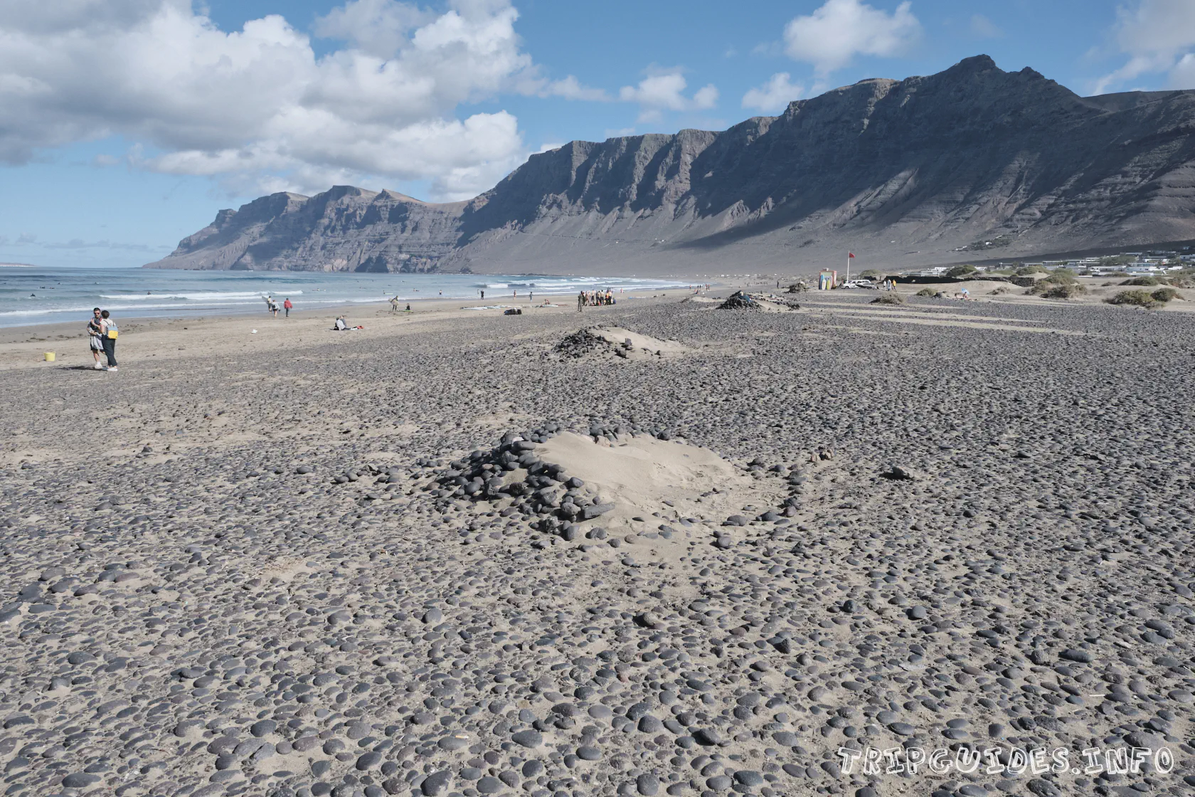 Фамара (пляж) - Playa de Famara - Лансароте