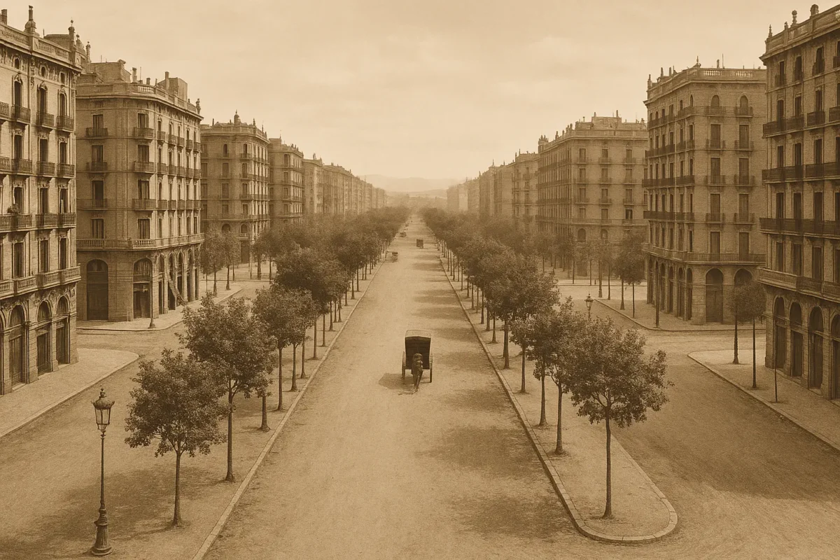 История квартала - Эшампле (Eixample) - район в Барселоне