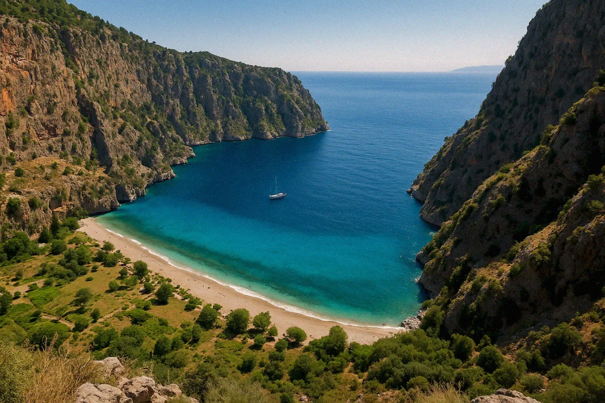 Долина Бабочек (Kelebekler Vadisi), Фетхие, Мугла - Скрытые пляжи Турции