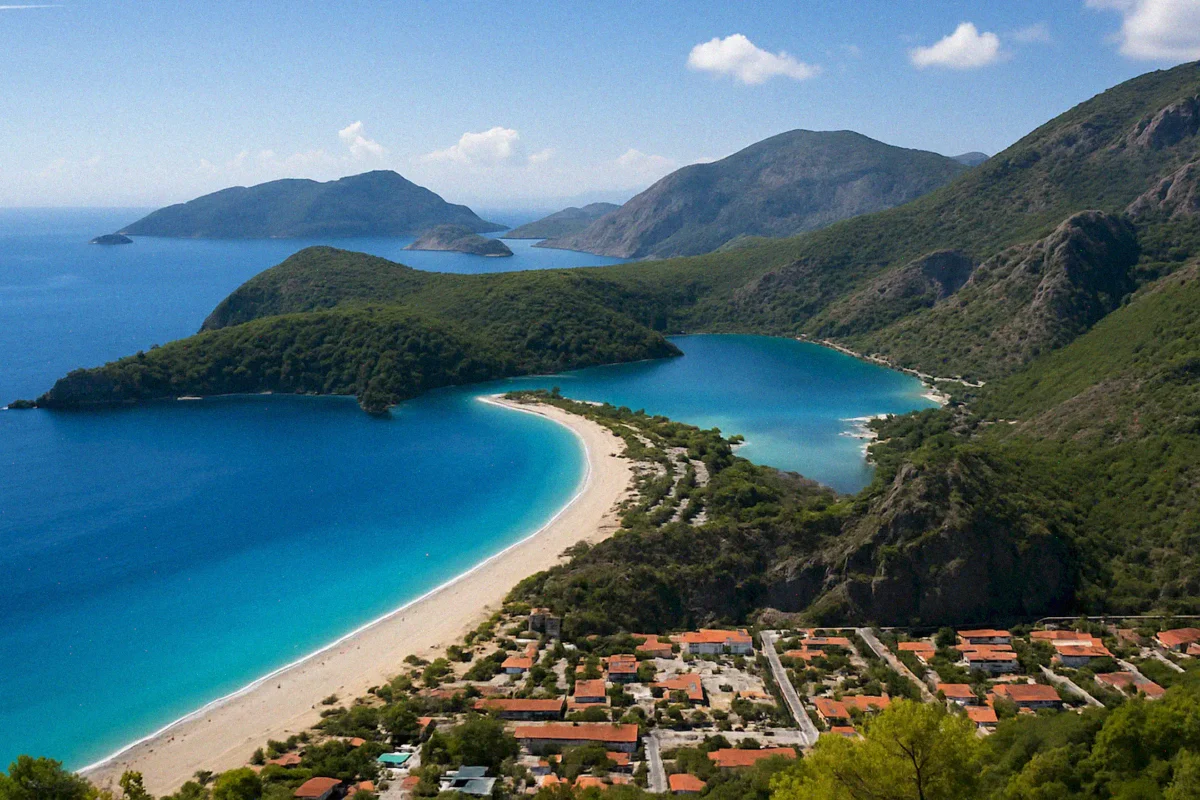 Голубая лагуна (Олюдениз - Ölüdeniz Mavi Lagünü) в Турции
