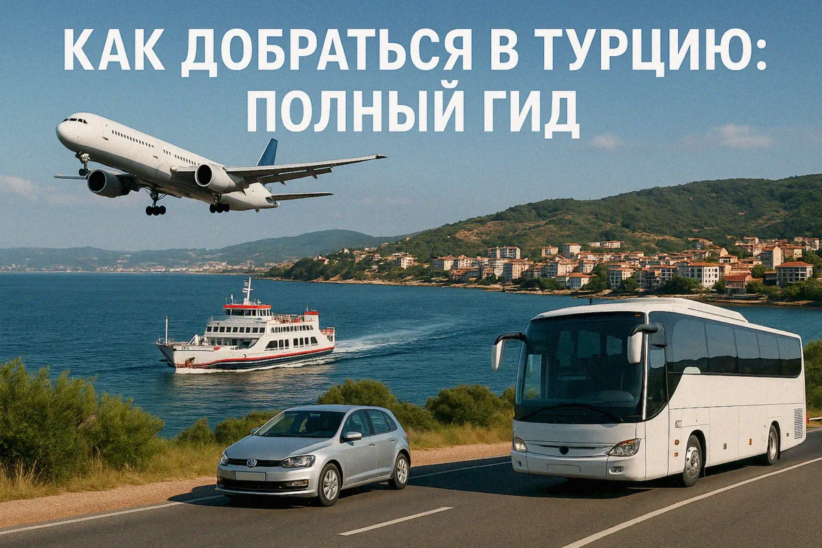 Как добраться в Турцию: Полный гид (самолет, машина, паром, автобус)