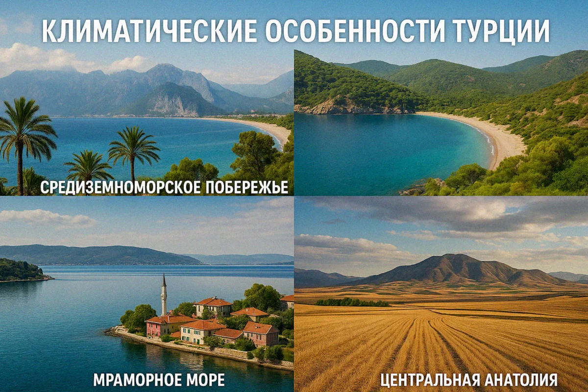 Климатические особенности Турции