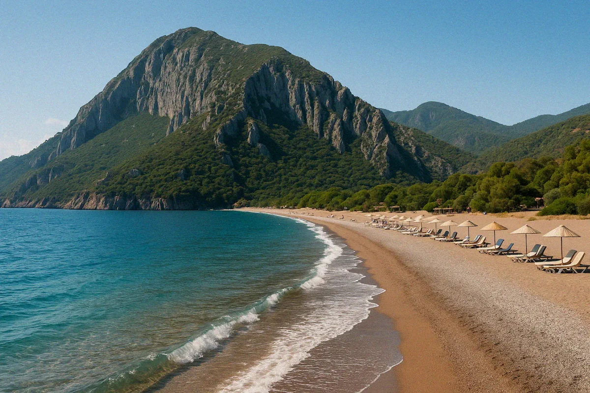 Пляж Чиралы (Чиралы – Çıralı Plajı) в Турции