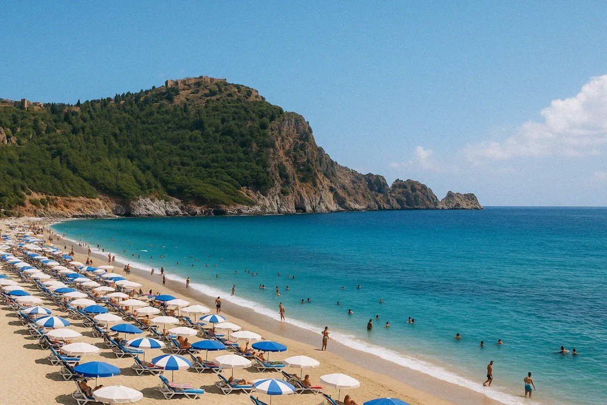 Пляж Клеопатры (Аланья – Kleopatra Plajı, Alanya) в Турции