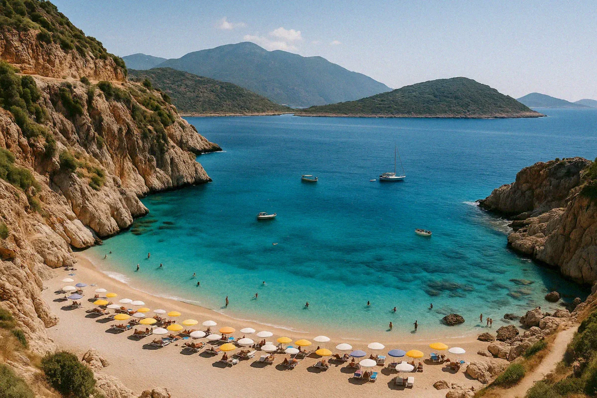 Пляжи Каша (Kaş – Kaş’taki plajlar) в Турции