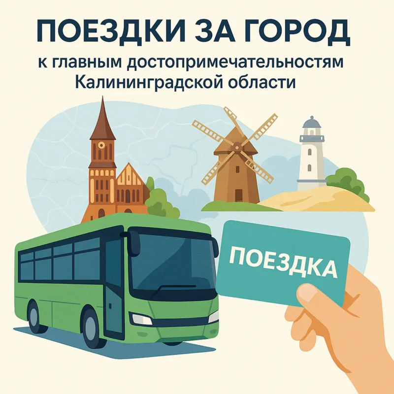 Поездки за город: к главным достопримечательностям области Калининградской области