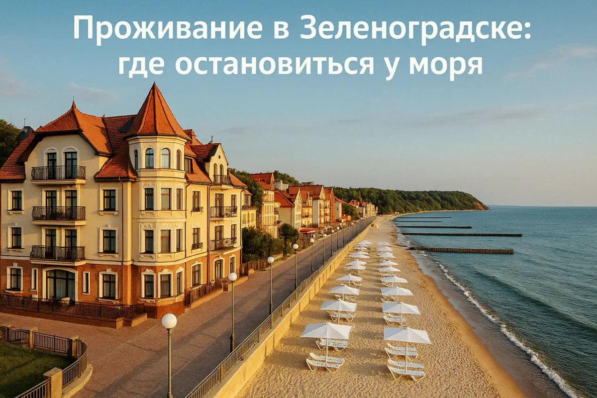 Проживание в Зеленоградске: где остановиться у моря