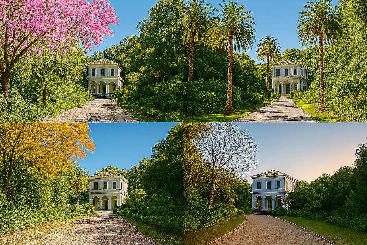 Ботанический сад (Jardín Botánico Histórico La Concepción) в Малаге