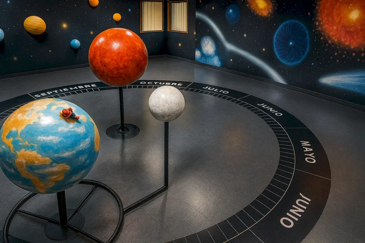 Planeterium Burbuja - КосмоКайша в Барселоне (CosmoCaixa Barcelona)