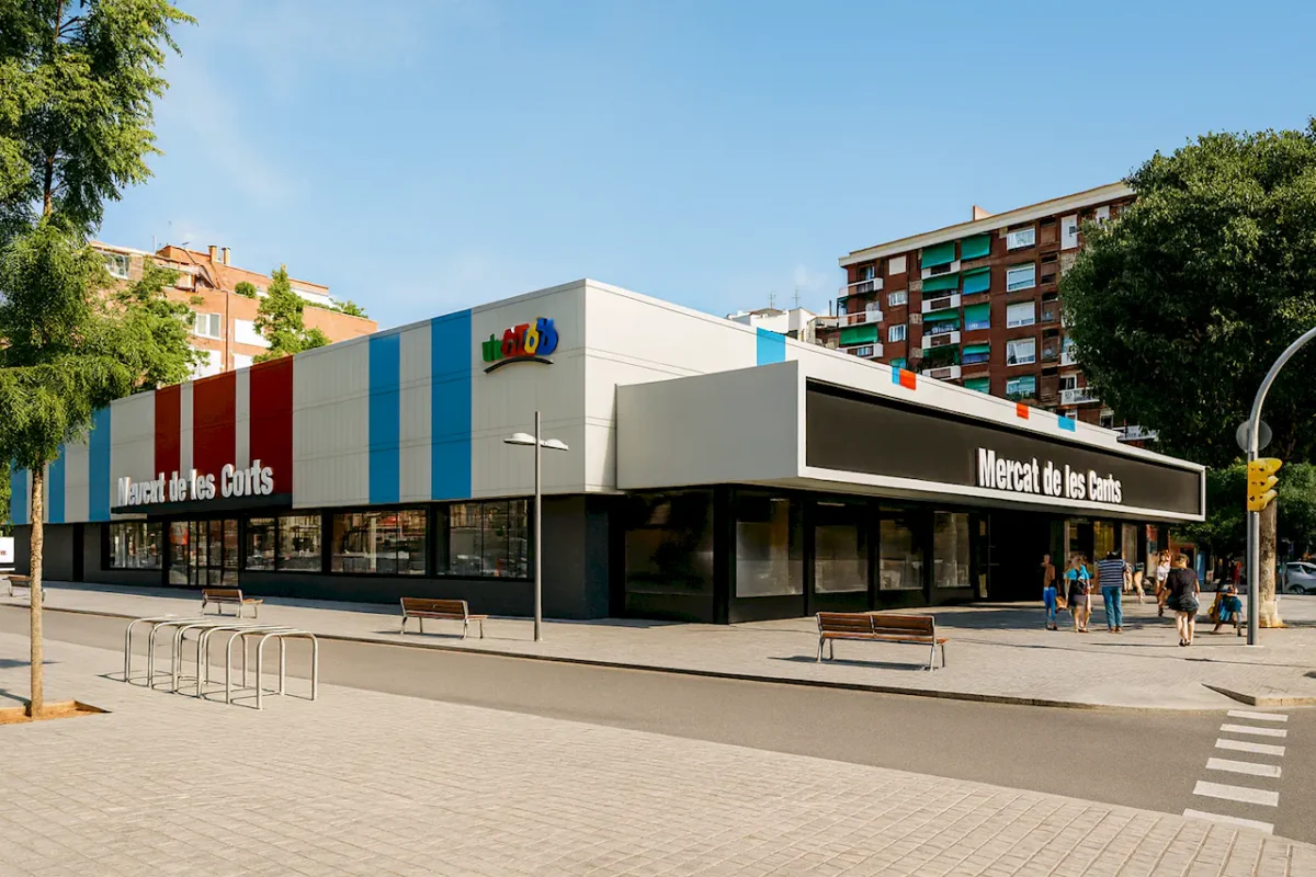 Лес-Кортс - рынок в Барселоне (Mercat de Les Corts)