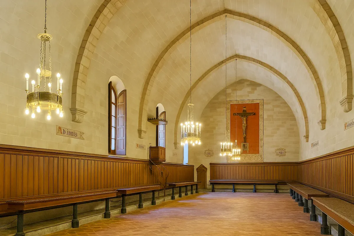 Королевский монастырь Педральбес в Барселоне (Reial Monestir de Santa Maria de Pedralbes de Barcelona)