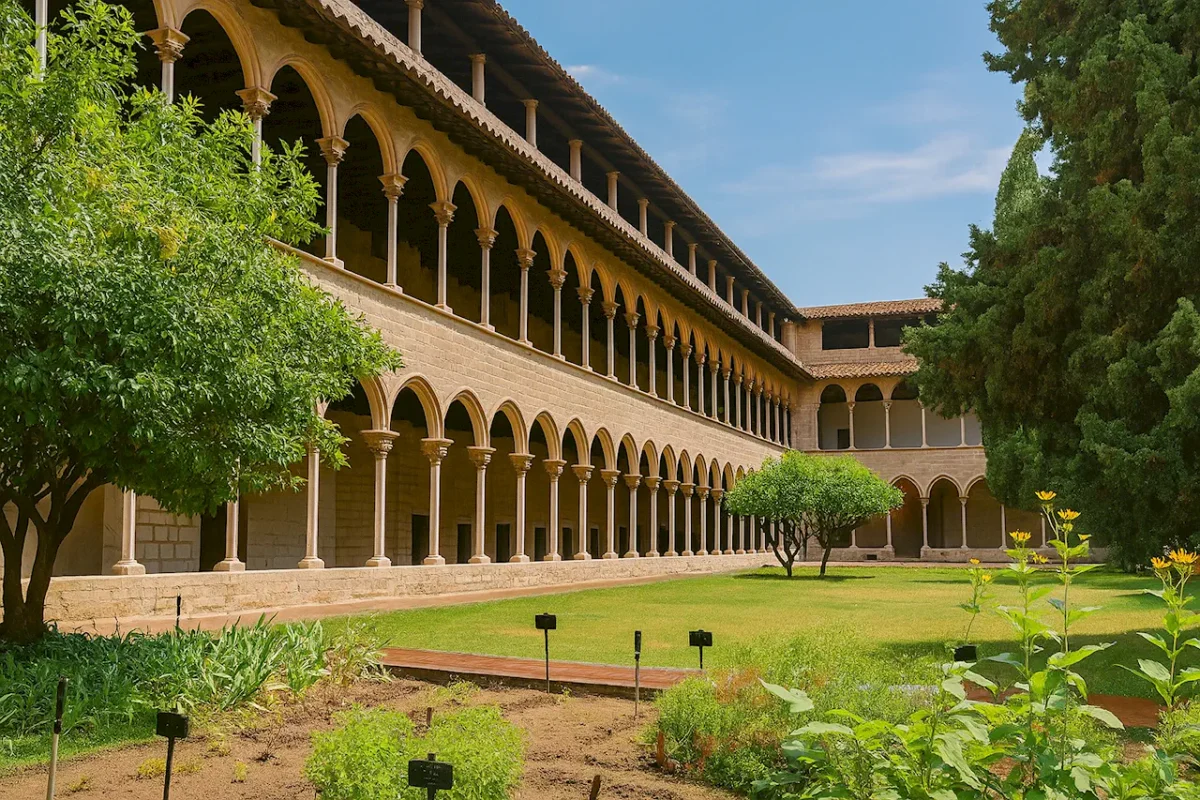 Королевский монастырь Педральбес в Барселоне (Reial Monestir de Santa Maria de Pedralbes de Barcelona)