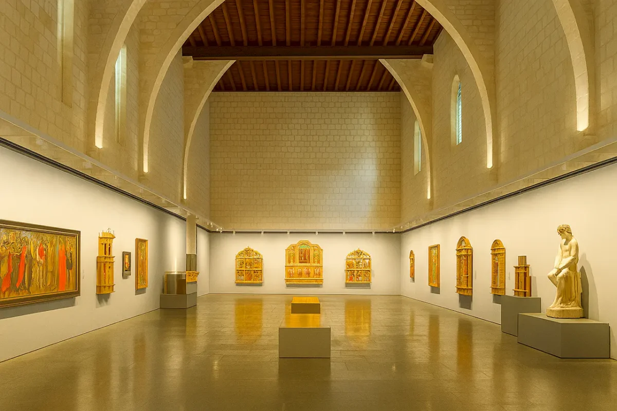 Королевский монастырь Педральбес в Барселоне (Reial Monestir de Santa Maria de Pedralbes de Barcelona)