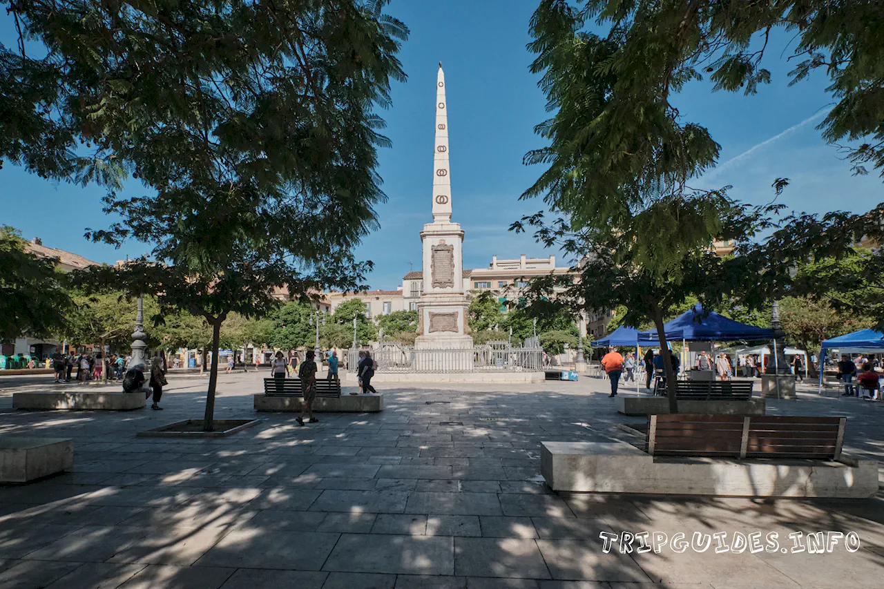 Площадь Мерсед (Plaza de la Merced) в Малаге