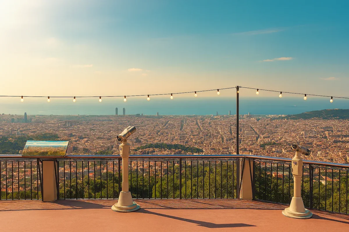 Смотровая площадка - Тибидабо в Барселоне (Tibidabo)
