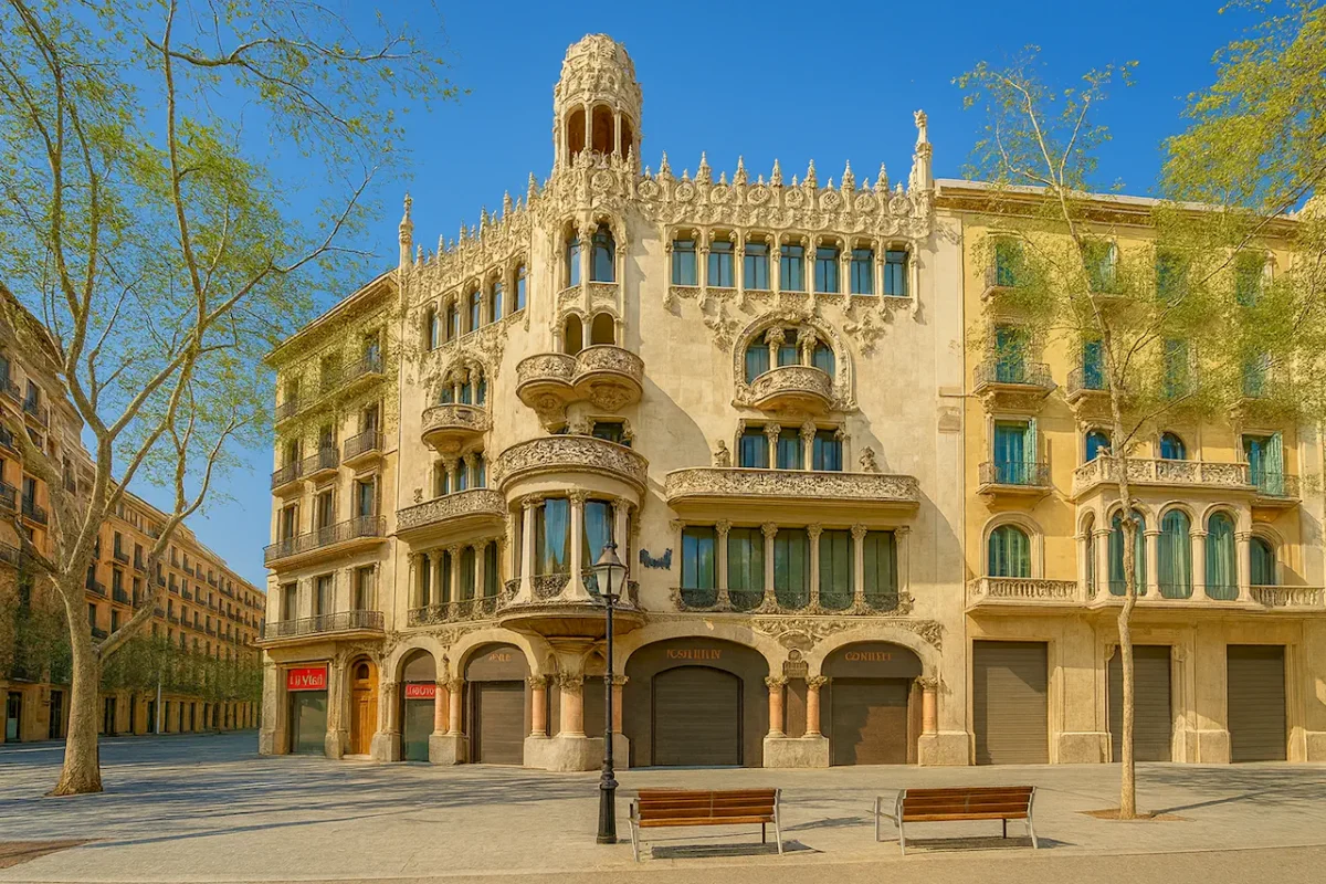 Дом Льео-и-Мореры (Casa Lleó i Morera) в Барселоне