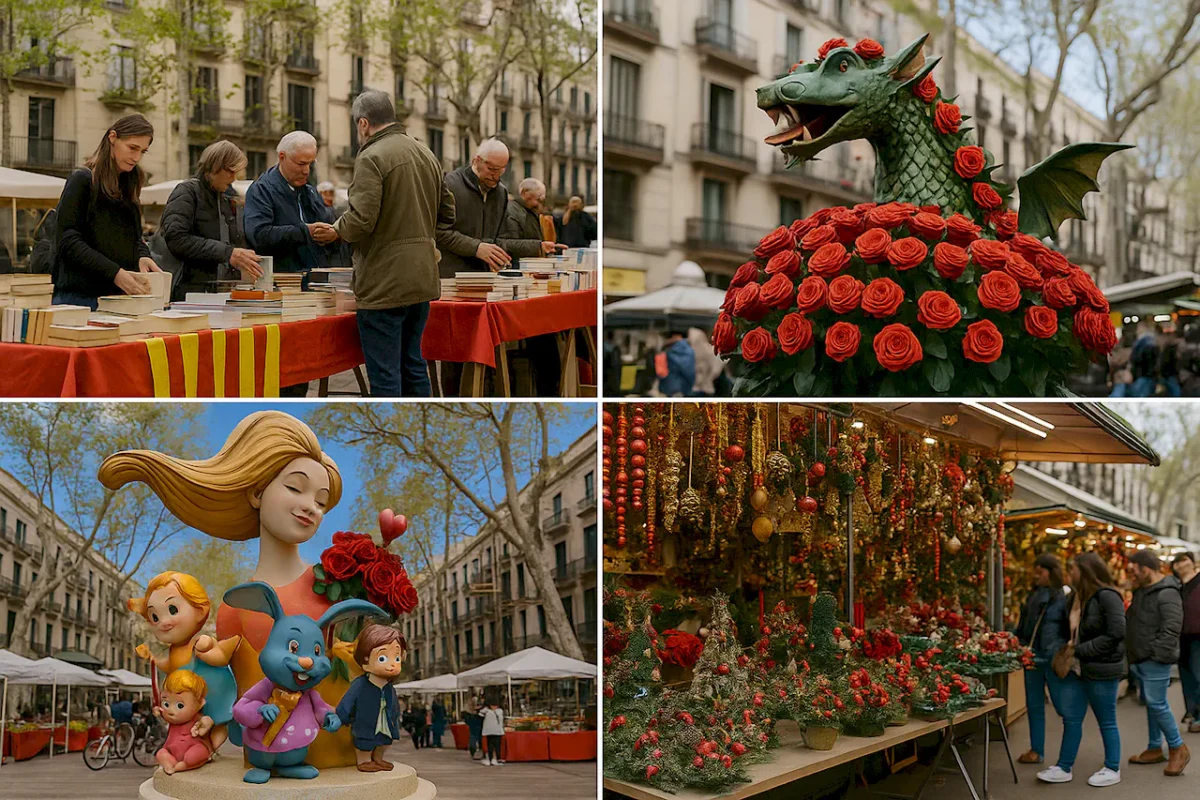 Сезонные особенности и праздники на Ла Рамбла (Las Ramblas) в Барселоне