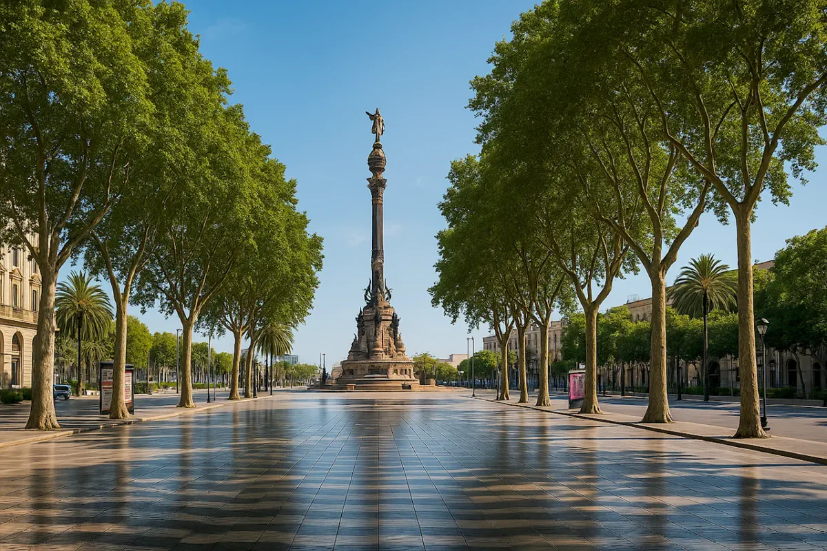 Ла Рамбла (Las Ramblas) в Барселоне