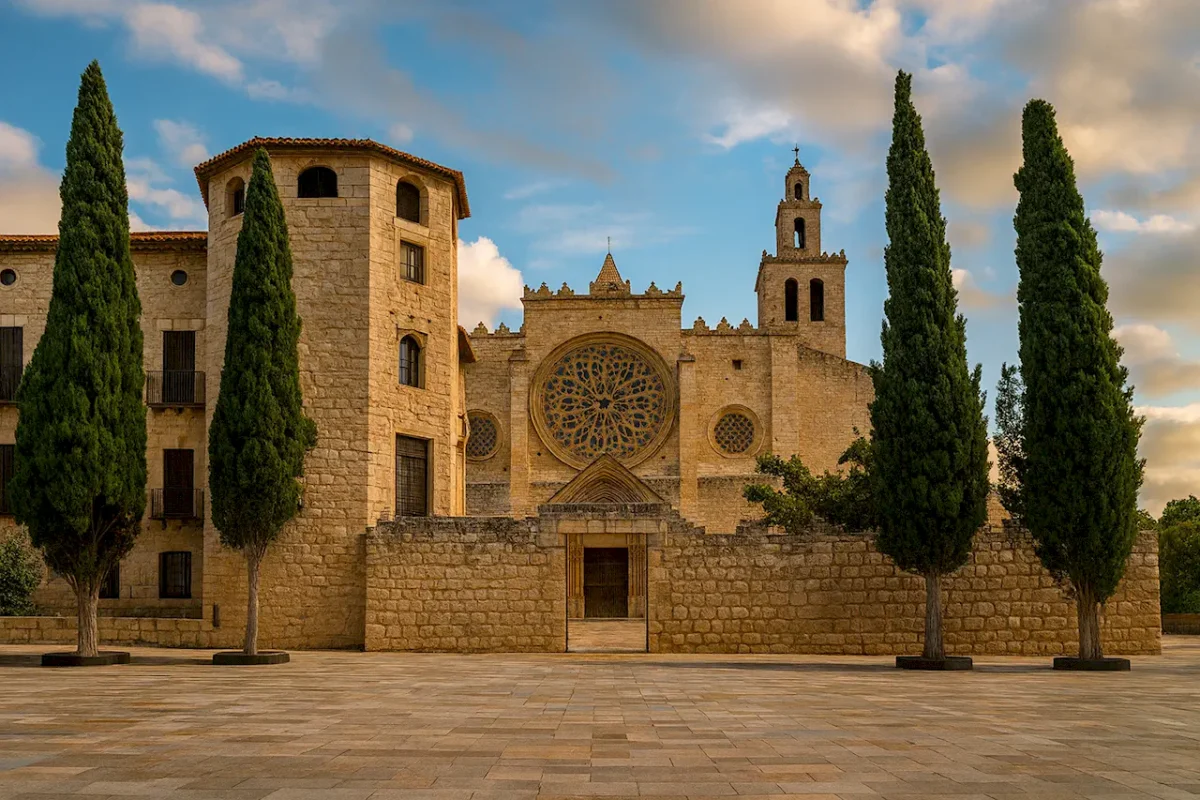 Монастырь Сан-Кугат (Monasterio de Sant Cugat) в Барселоне