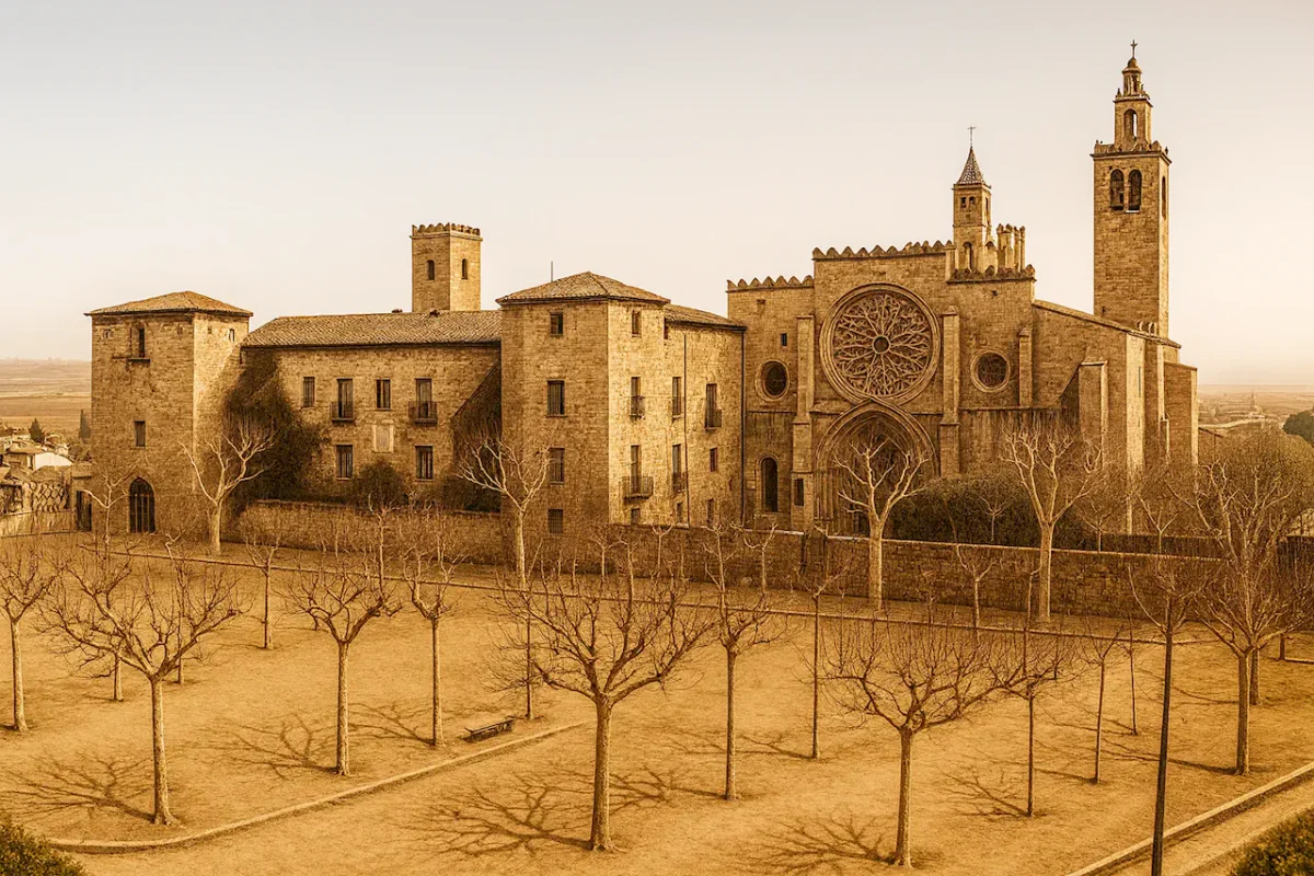 История - Монастырь Сан-Кугат (Monasterio de Sant Cugat) в Барселоне