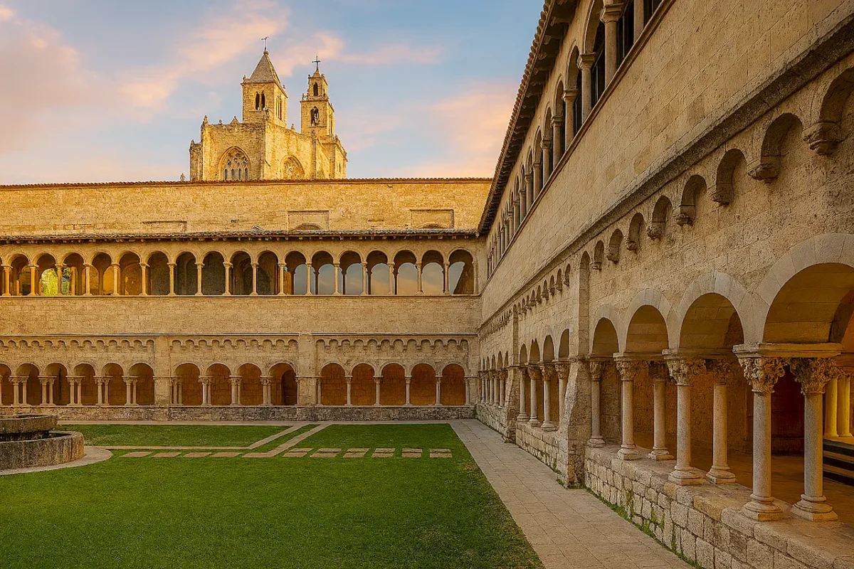 Монастырь Сан-Кугат (Monasterio de Sant Cugat) в Барселоне