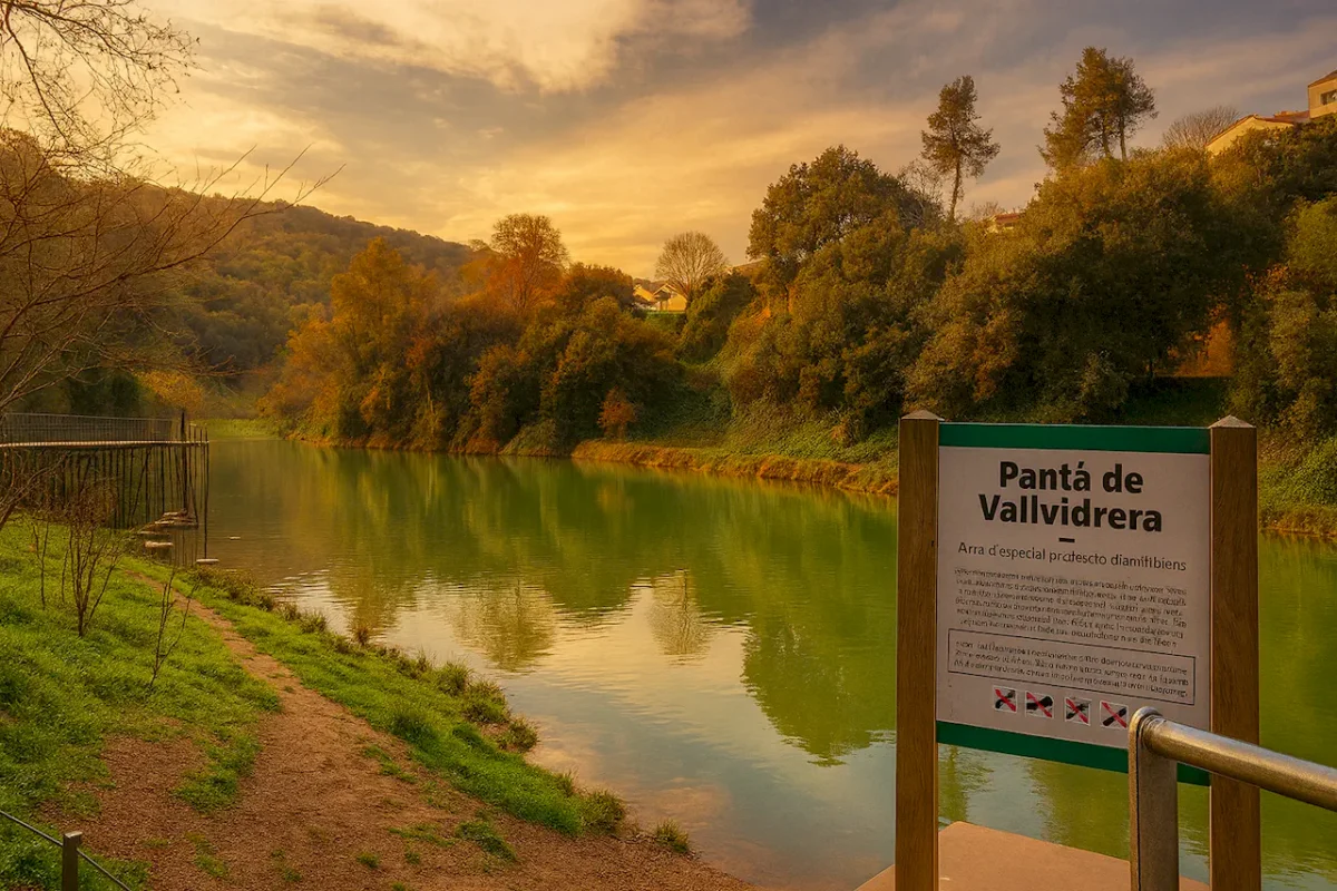 El pantano de Vallvidrera - Природный парк Серра-де-Кольсерола (Parque Natural de Collserola - Barcelona) в Барселоне