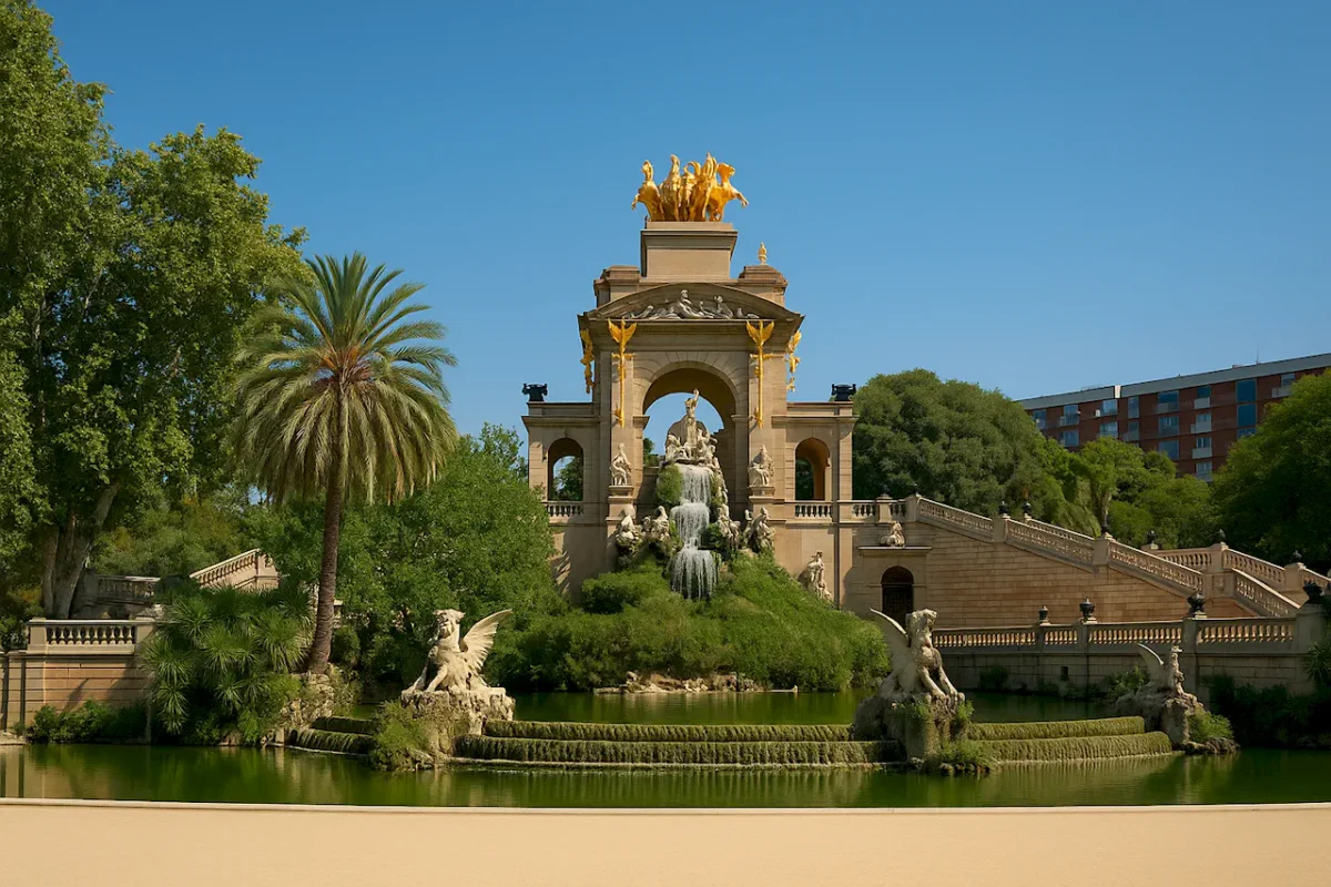 Монументальный фонтан Каскад - Парк Сьютаделья (Parc de la Ciutadella) в Барселоне
