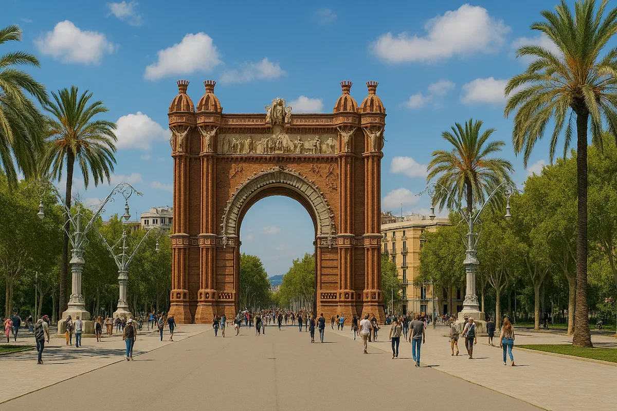 Триумфальная арка - Парк Сьютаделья (Parc de la Ciutadella) в Барселоне