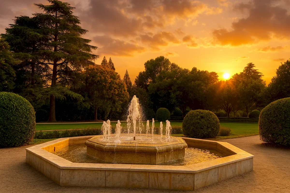 Сады дворца Педральбес (Jardines del Palacio de Pedralbes) в Барселоне