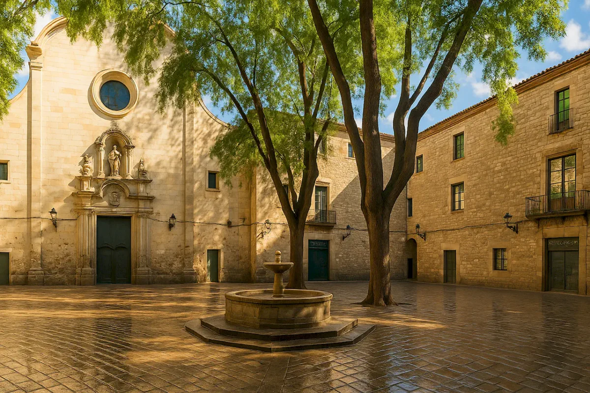 Сан-Фелипе-Нери (Plaça de Sant Felip Neri) в Барселоне
