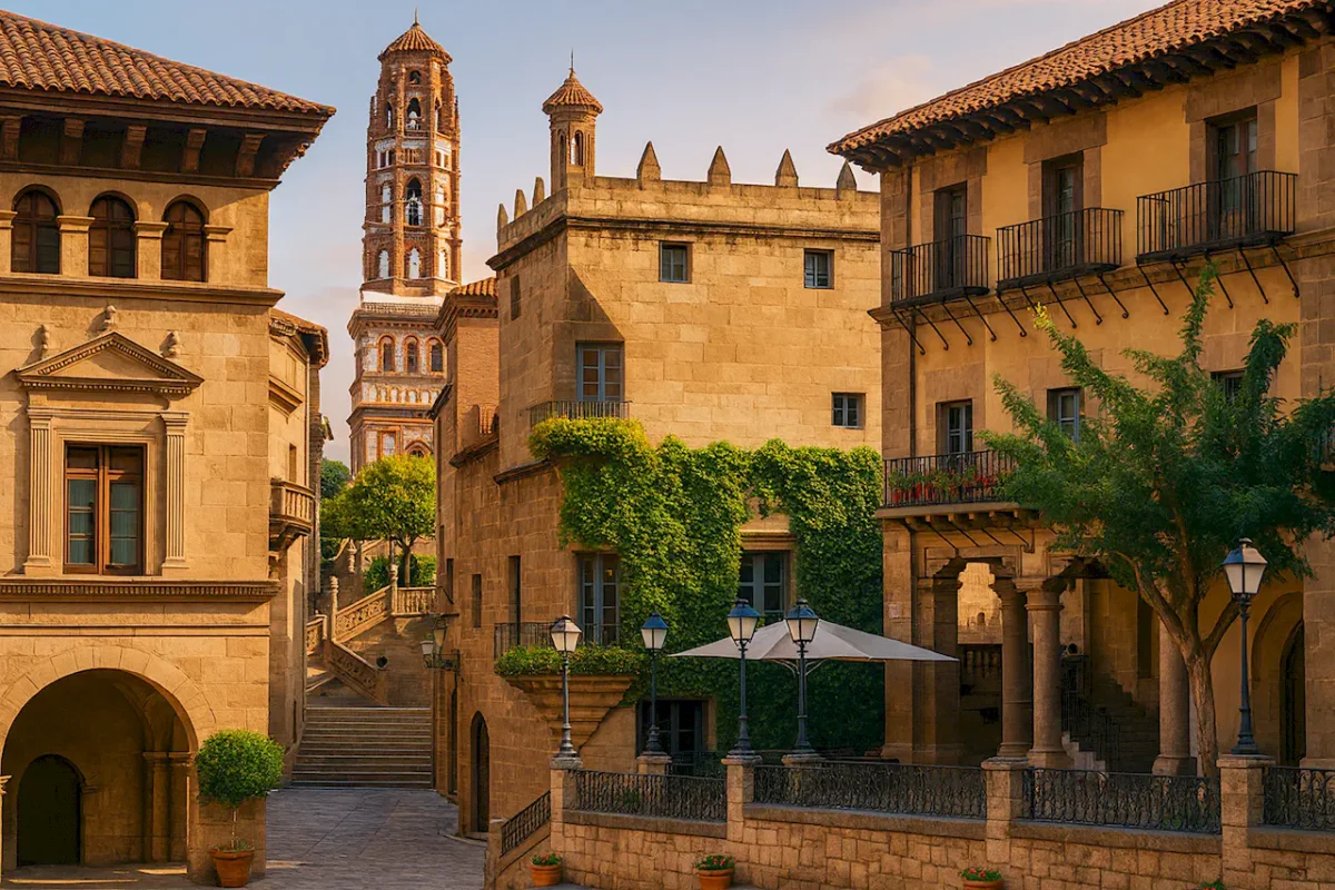 Испанская деревня (Poble Espanyol) в Барселоне