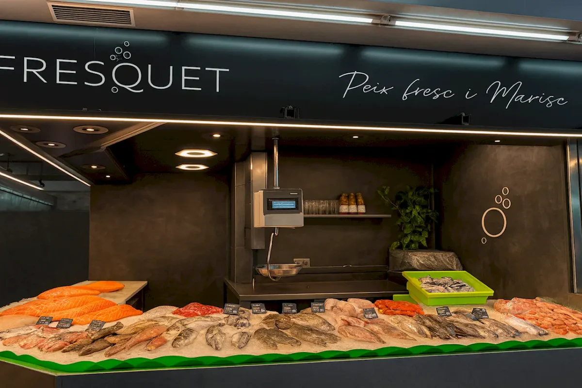 Рыбные отделы - Рынок Санта-Катерина (Mercado de Santa Catalina) в Барселоне