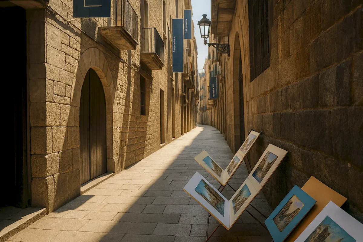 Улица Монткада (Carrer Montcada) в Барселоне