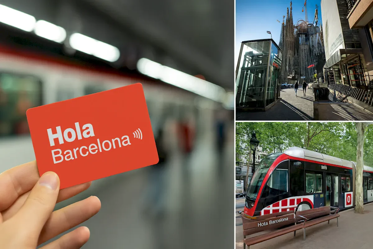 Карта Hola Barcelona: Проезд на общественном транспорте
