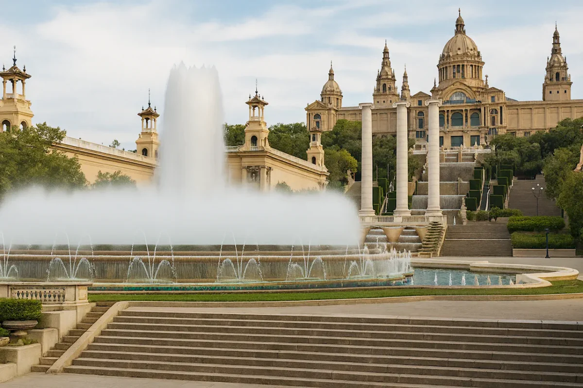 Фонтан Монтжуика (Fuente mágica de Montjuic) в Барселоне