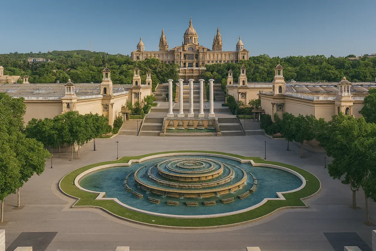 Фонтан Монтжуика (Fuente mágica de Montjuic) в Барселоне