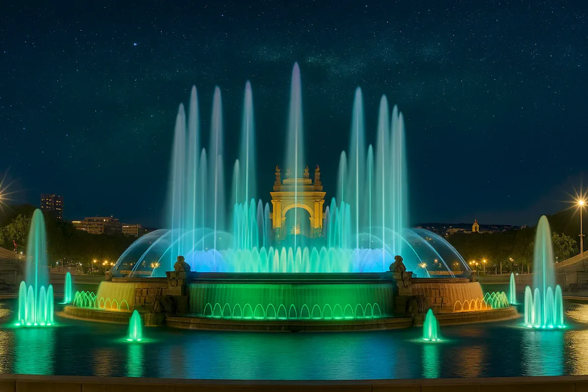 Магический фонтан Монжуика (Fuente Mágica de Montjuic) - Барселона
